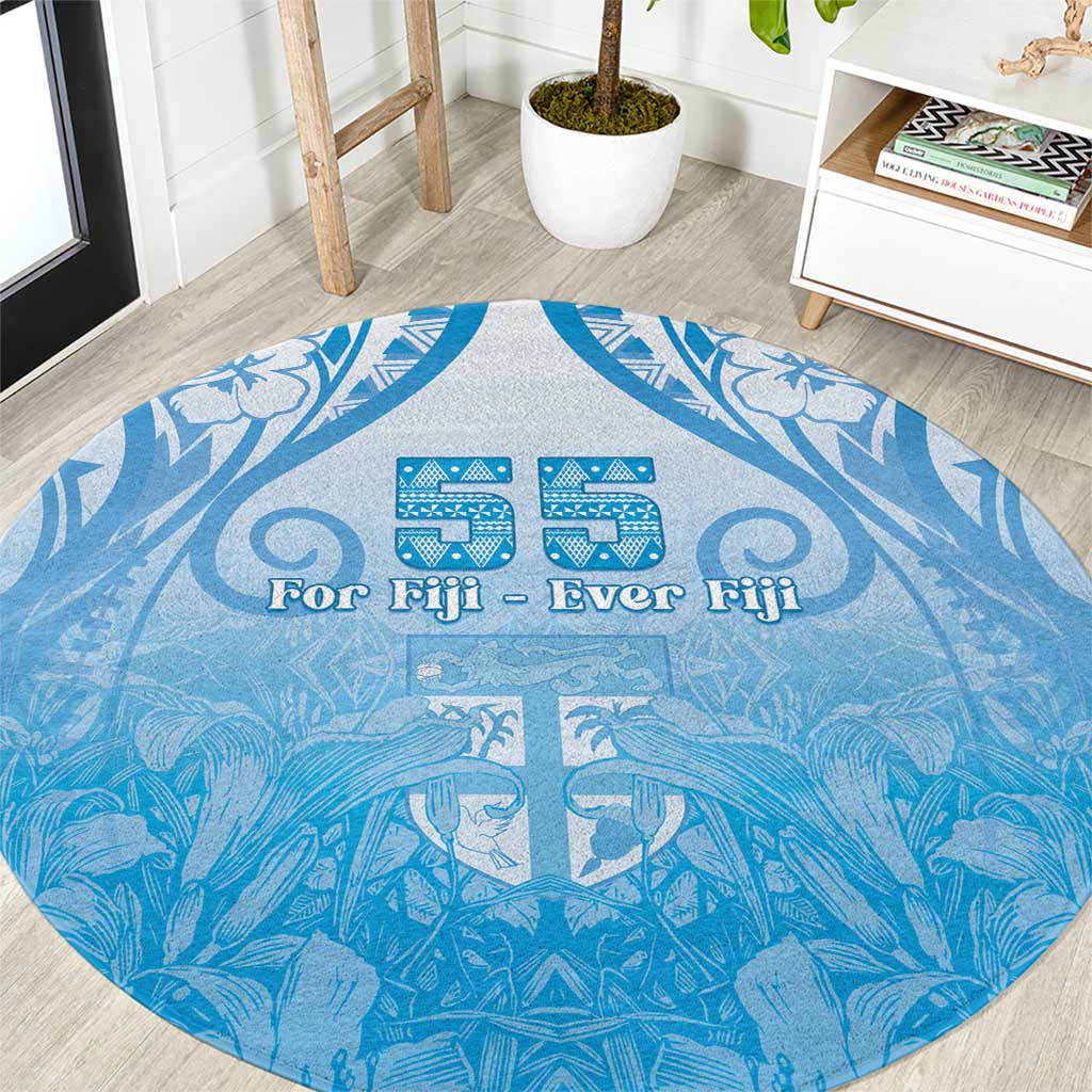 Fiji Day Round Carpet 55th Anniversary Forever Fiji - Polynesian Pride