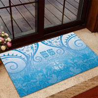 Fiji Day Rubber Doormat 55th Anniversary Forever Fiji - Polynesian Pride