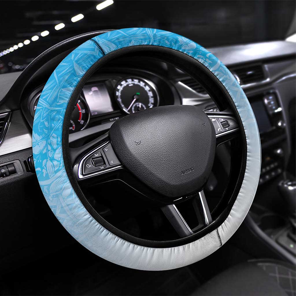 Fiji Day Steering Wheel Cover 55th Anniversary Forever Fiji - Polynesian Pride