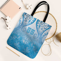 Fiji Day Tote Bag 55th Anniversary Forever Fiji LT05 Black Strap One Size Blue - Polynesian Pride