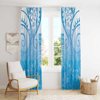 Fiji Day Window Curtain 55th Anniversary Forever Fiji - Polynesian Pride