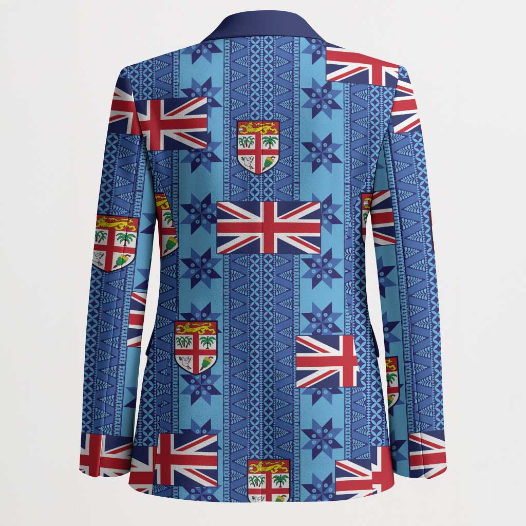 Fiji Masi Tapa Blazer Coat Of Arms LT05 - Polynesian Pride
