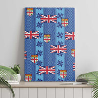 Fiji Masi Tapa Canvas Wall Art Coat Of Arms - Polynesian Pride