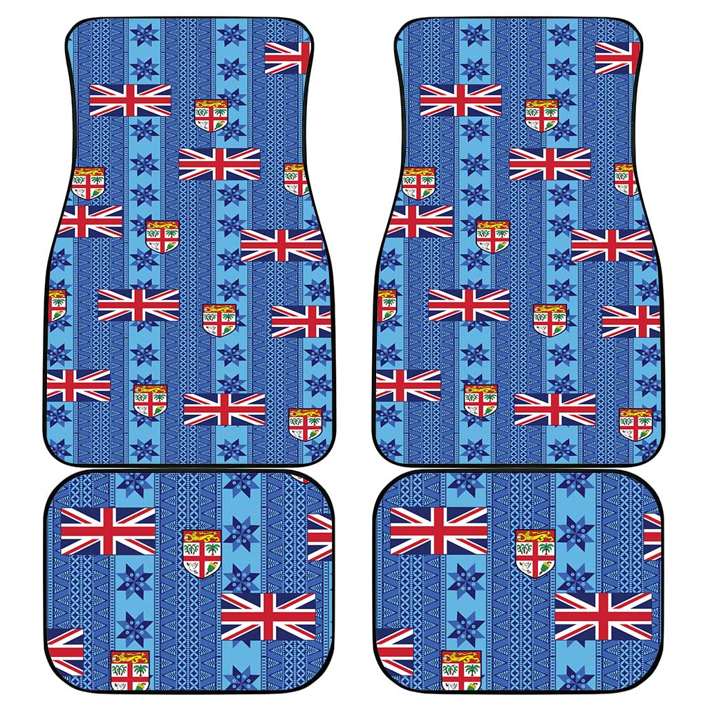 Fiji Masi Tapa Car Mats Coat Of Arms - Polynesian Pride