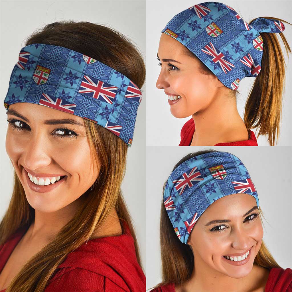Fiji Masi Tapa Neck Gaiter Coat Of Arms LT05 - Polynesian Pride