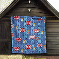 Fiji Masi Tapa Quilt Coat Of Arms - Polynesian Pride