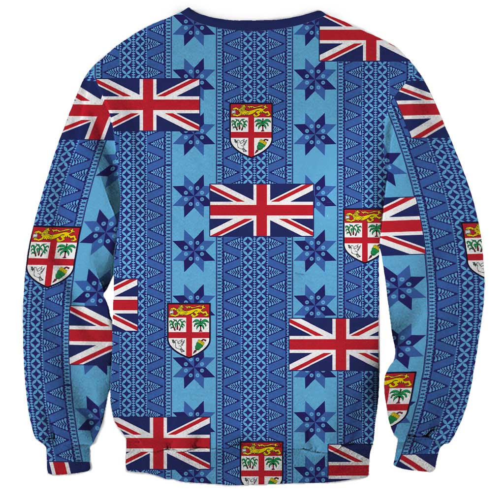 Fiji Masi Tapa Sweatshirt Coat Of Arms - Polynesian Pride