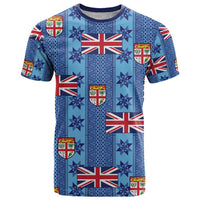 Fiji Masi Tapa T Shirt Coat Of Arms - Polynesian Pride