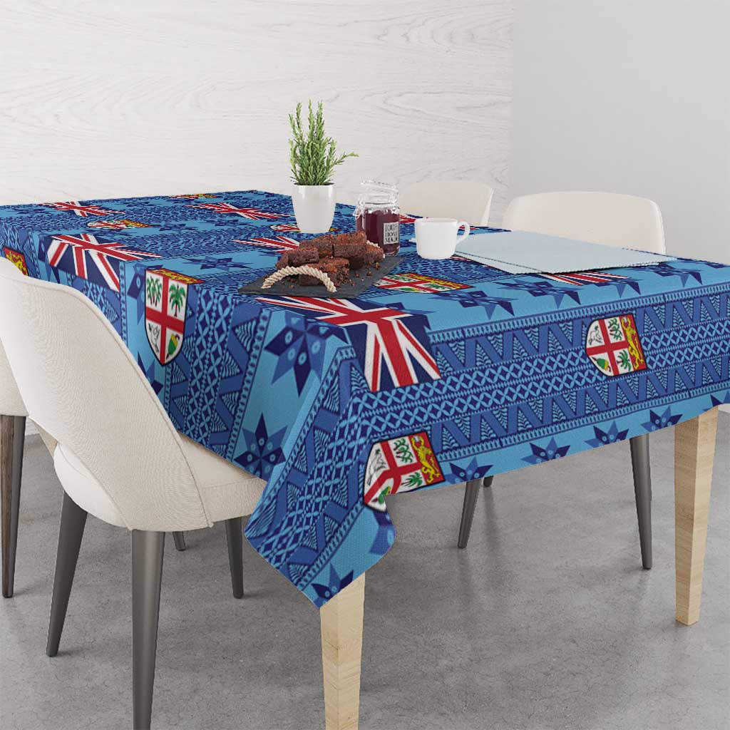 Fiji Masi Tapa Tablecloth Coat Of Arms - Polynesian Pride