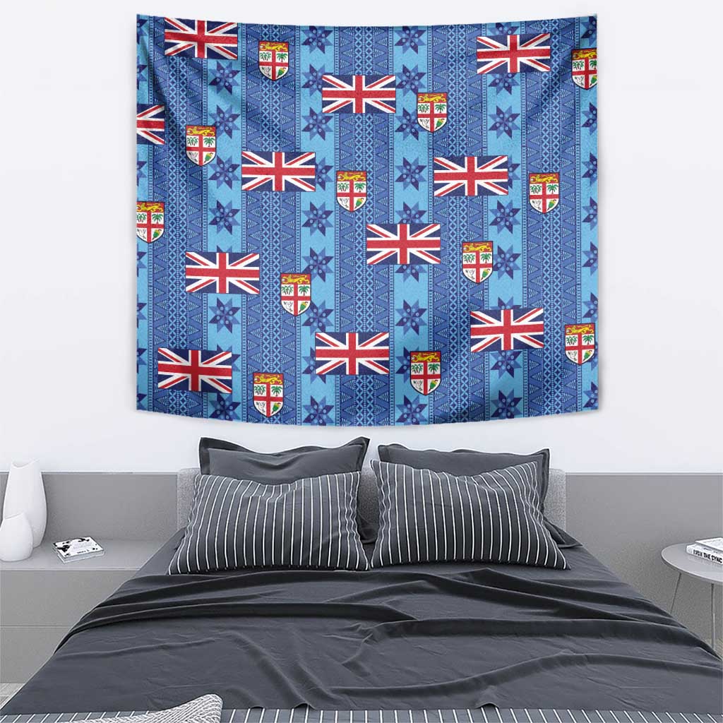 Fiji Masi Tapa Tapestry Coat Of Arms LT05 - Polynesian Pride