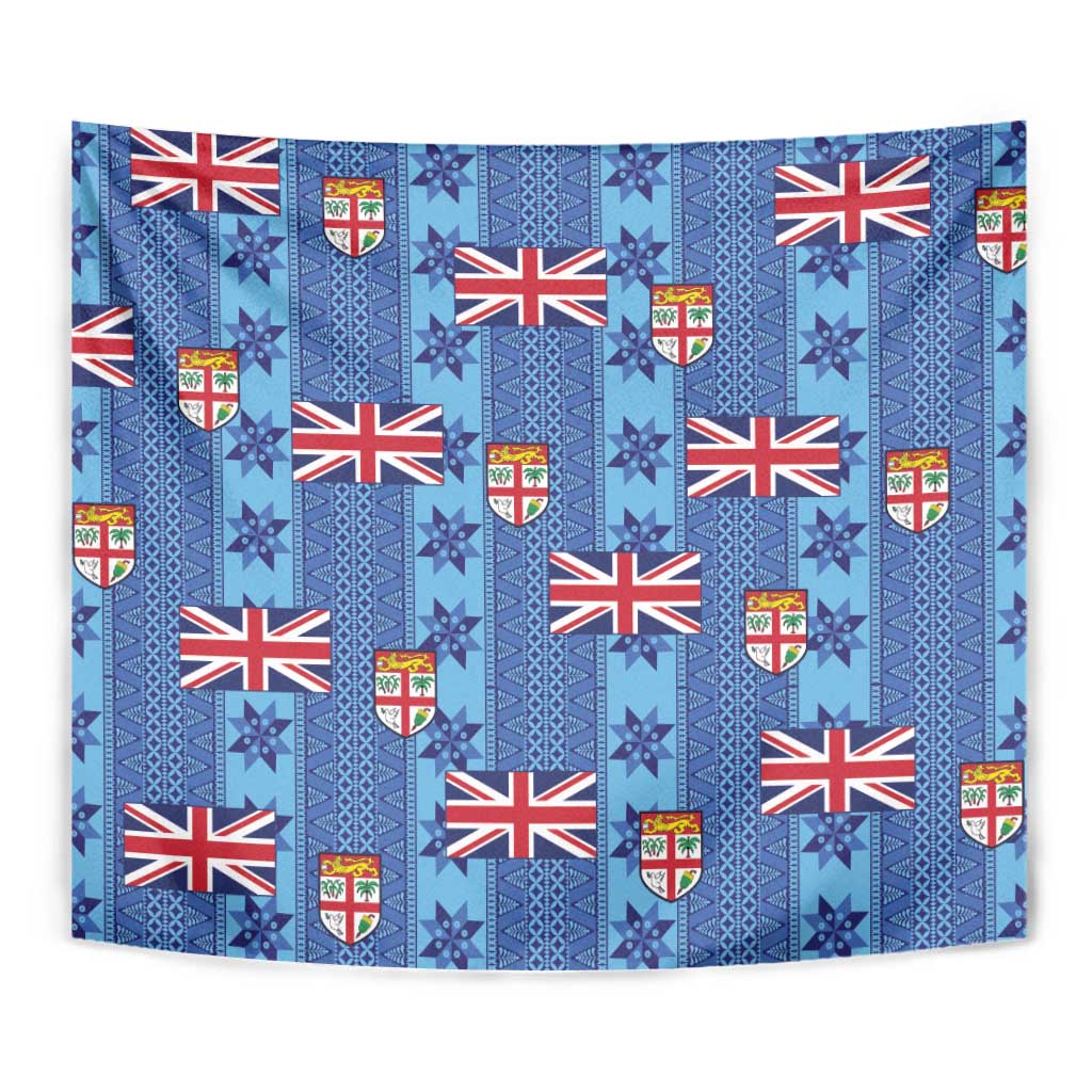 Fiji Masi Tapa Tapestry Coat Of Arms LT05 - Polynesian Pride