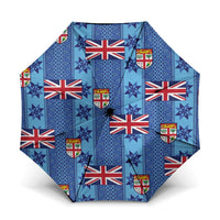 Fiji Masi Tapa Umbrella Coat Of Arms - Polynesian Pride