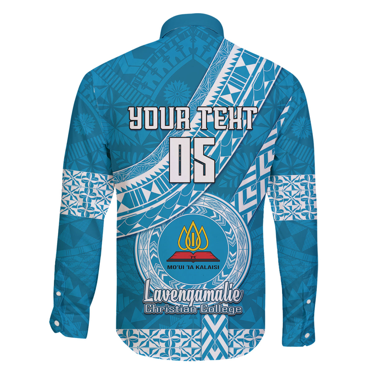 Custom Lavengamalie College Family Matching Mermaid Dress and Hawaiian Shirt Tongan Kupesi Pattern LT05 - Polynesian Pride