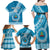 Custom Lavengamalie College Family Matching Off Shoulder Maxi Dress and Hawaiian Shirt Tongan Kupesi Pattern LT05 - Polynesian Pride