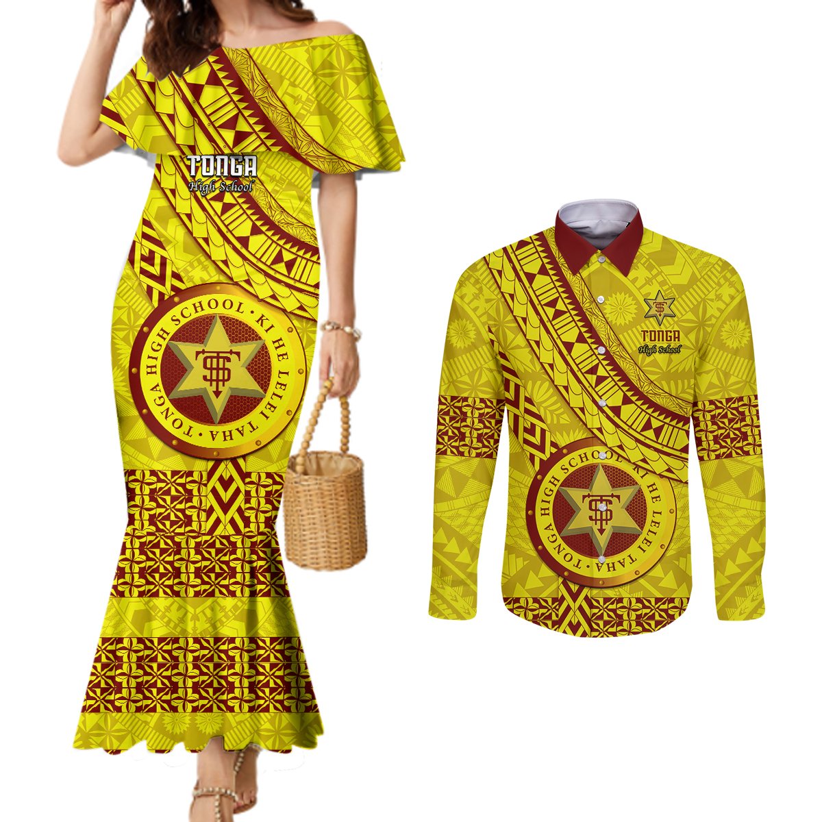 custom-tonga-high-school-couples-matching-mermaid-dress-and-long-sleeve-button-shirts-tongan-kupesi-pattern