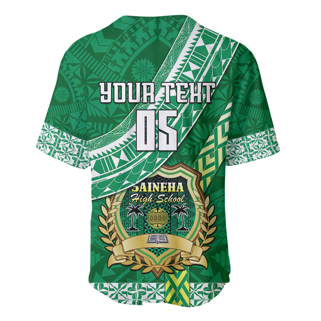 Custom Saineha High School Baseball Jersey Tongan Kupesi Pattern LT05 - Polynesian Pride