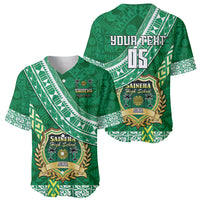 Custom Saineha High School Baseball Jersey Tongan Kupesi Pattern LT05 - Polynesian Pride