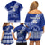 Custom Tupou College Family Matching Off Shoulder Short Dress and Hawaiian Shirt Tongan Kupesi Pattern LT05 - Polynesian Pride