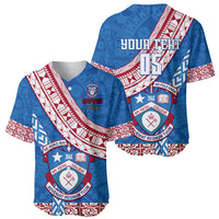 Custom Apifoou College Baseball Jersey Tongan Kupesi Pattern LT05 - Polynesian Pride