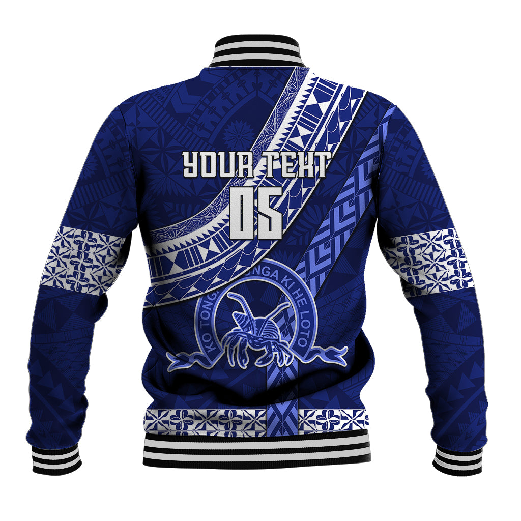 Custom Queen Salote College Baseball Jacket Tongan Kupesi Pattern LT05 - Polynesian Pride