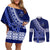 custom-queen-salote-college-couples-matching-off-shoulder-short-dress-and-long-sleeve-button-shirts-tongan-kupesi-pattern