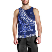 Custom Queen Salote College Men Tank Top Tongan Kupesi Pattern LT05 - Polynesian Pride