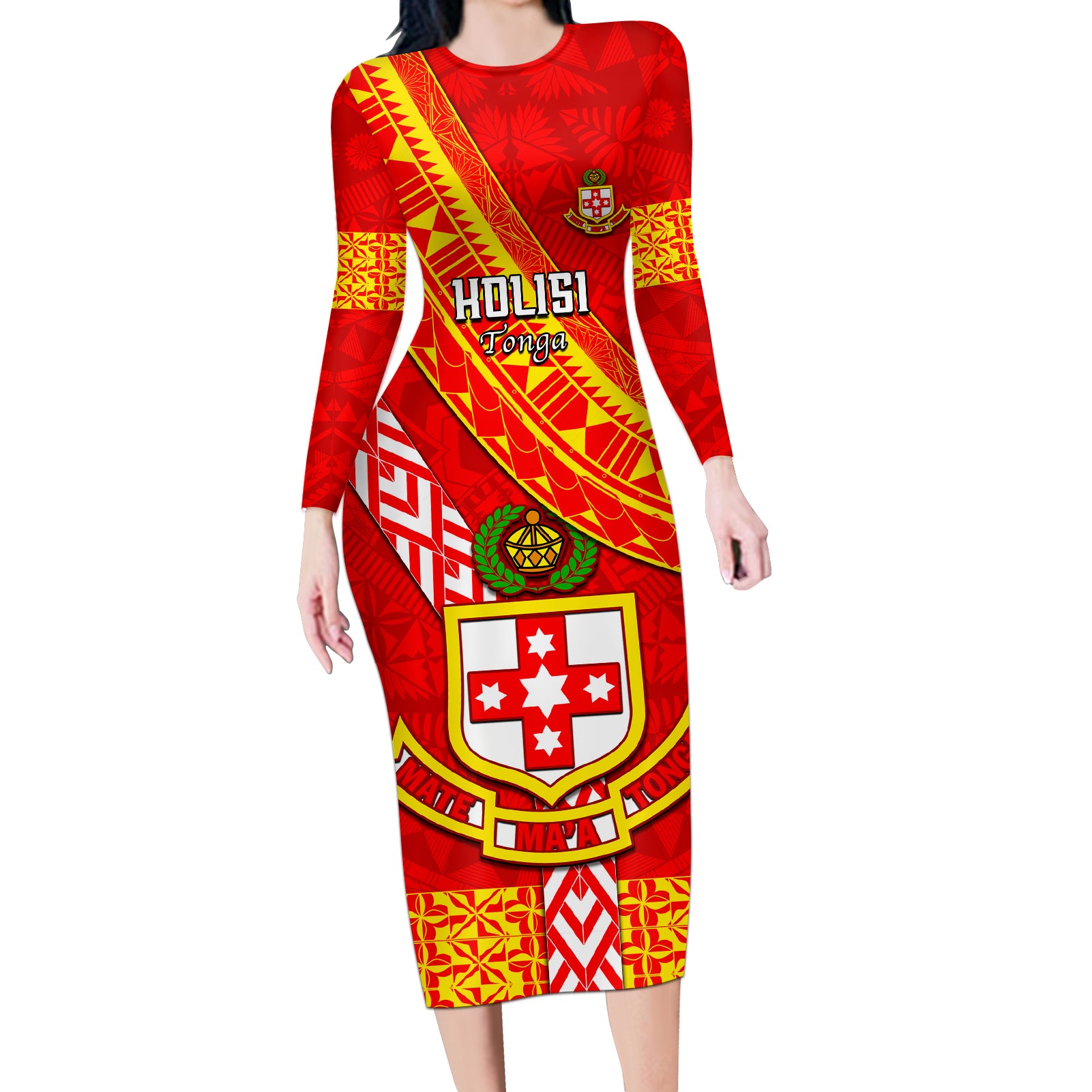 custom-kolisi-tonga-long-sleeve-bodycon-dress-tongan-kupesi-pattern