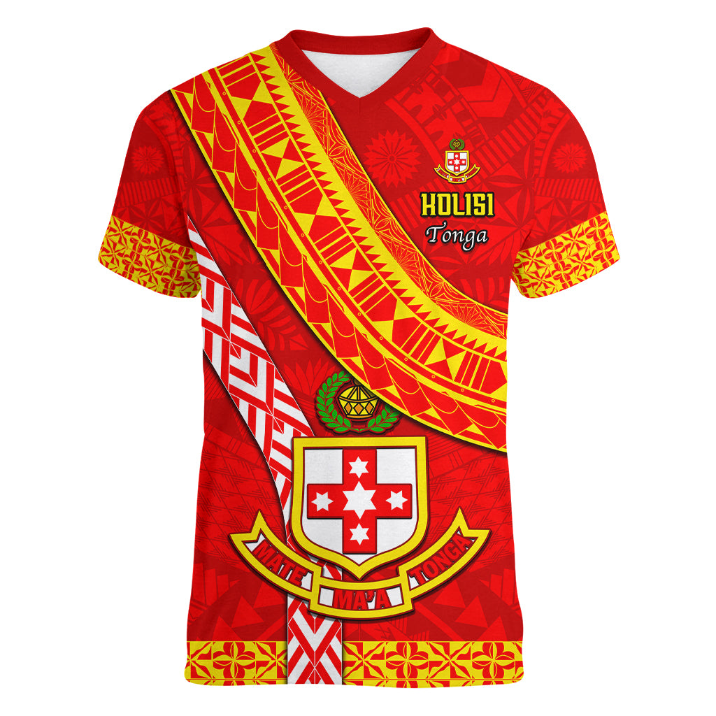 custom-kolisi-tonga-women-v-neck-t-shirt-tongan-kupesi-pattern