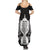 New Zealand Rugby Summer Maxi Dress The Haka With Champions Cup LT05 - Polynesian Pride