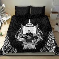 New Zealand Rugby Bedding Set The Haka With Champions Cup LT05 - Polynesian Pride