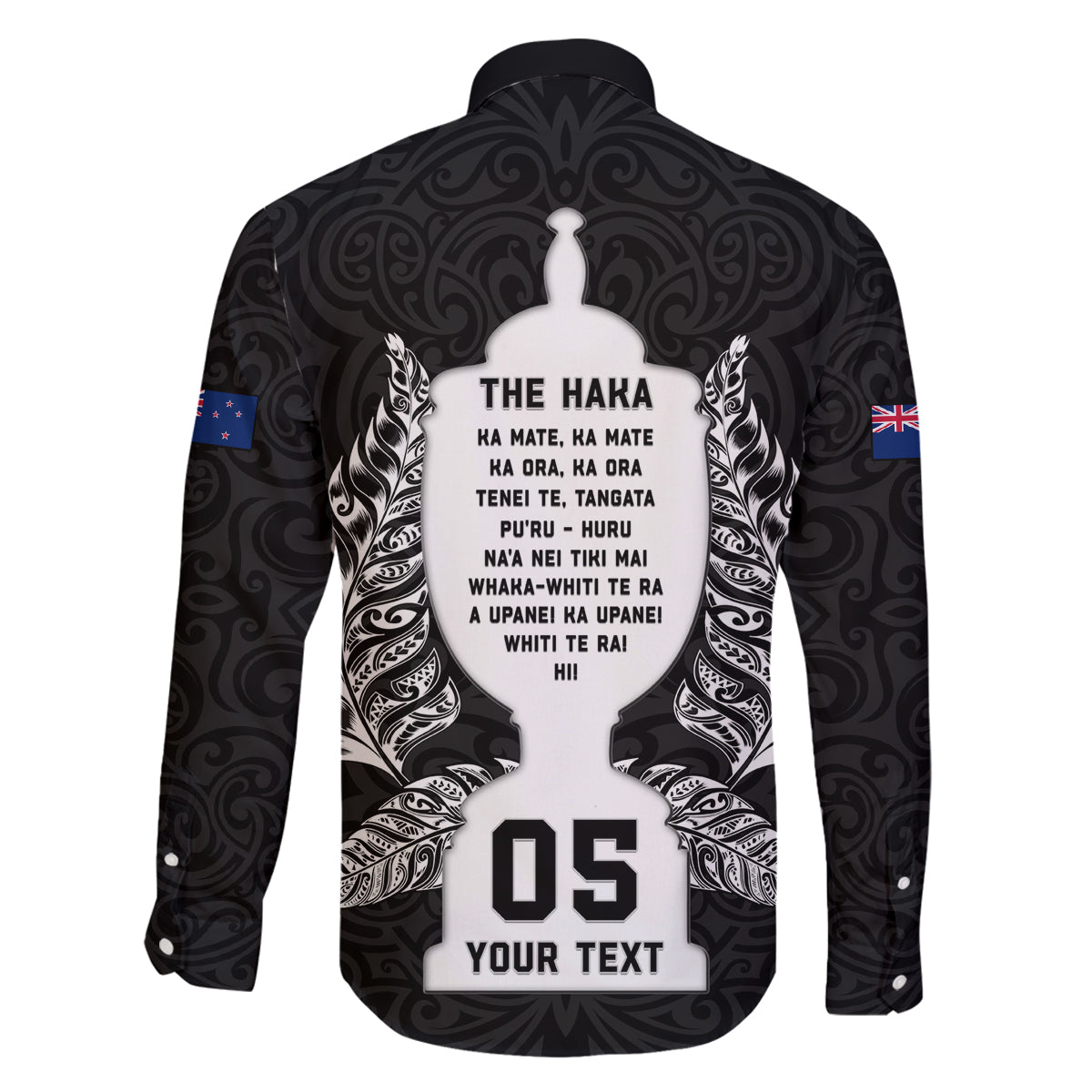 Custom New Zealand Rugby Family Matching Mermaid Dress and Hawaiian Shirt The Haka With Champions Cup LT05 - Polynesian Pride