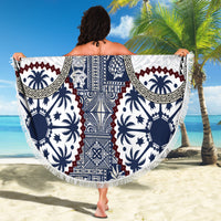 Hawaii Beach Blanket Barkcloth Pattern Vintage Style LT05 - Polynesian Pride