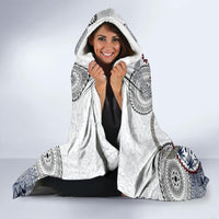 Hawaii Hooded Blanket Barkcloth Pattern Vintage Style LT05 - Polynesian Pride