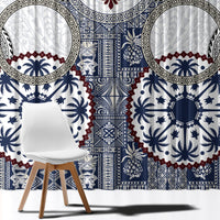 Hawaii Window Curtain Barkcloth Pattern Vintage Style LT05 - Polynesian Pride