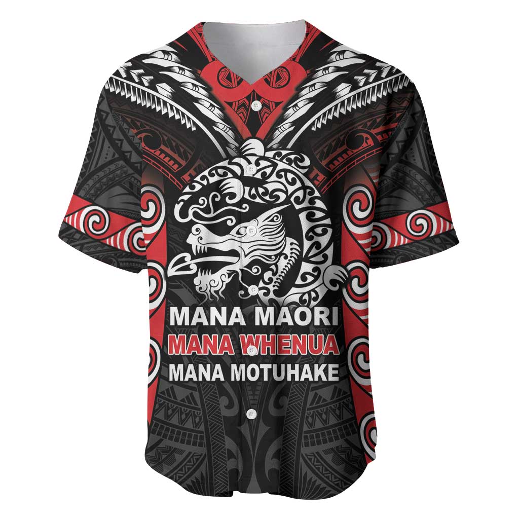 Aotearoa Mana Maori Baseball Jersey Toitu Te Tiriti