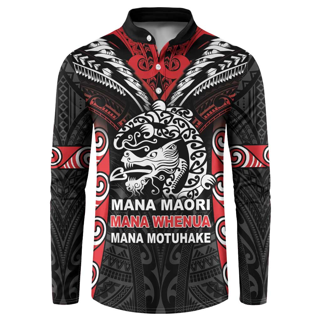 Aotearoa Mana Maori Button Sweatshirt Toitu Te Tiriti