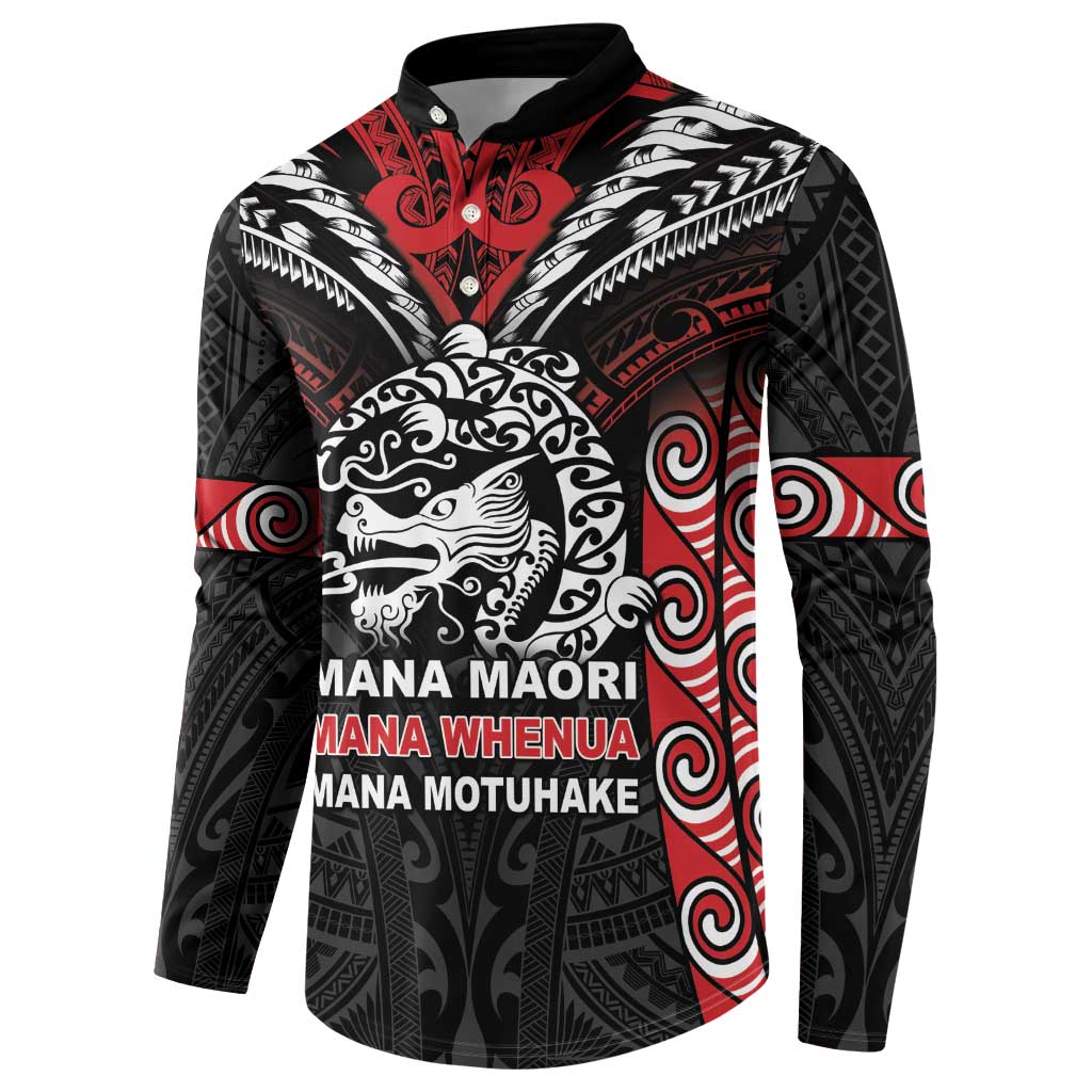 Aotearoa Mana Maori Button Sweatshirt Toitu Te Tiriti