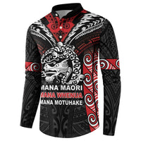Aotearoa Mana Maori Button Sweatshirt Toitu Te Tiriti