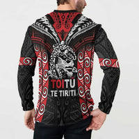 Aotearoa Mana Maori Button Sweatshirt Toitu Te Tiriti