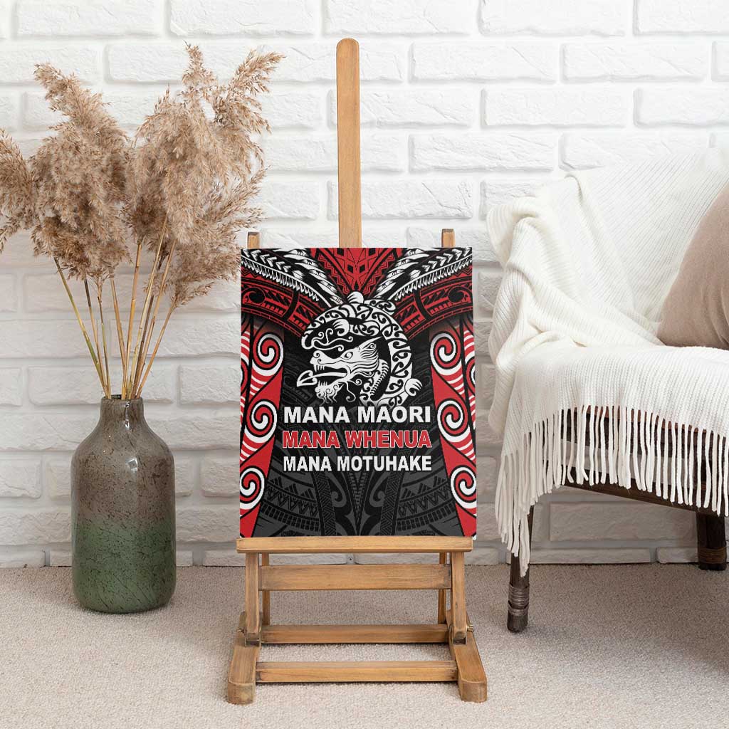 Aotearoa Mana Maori Canvas Wall Art Toitu Te Tiriti