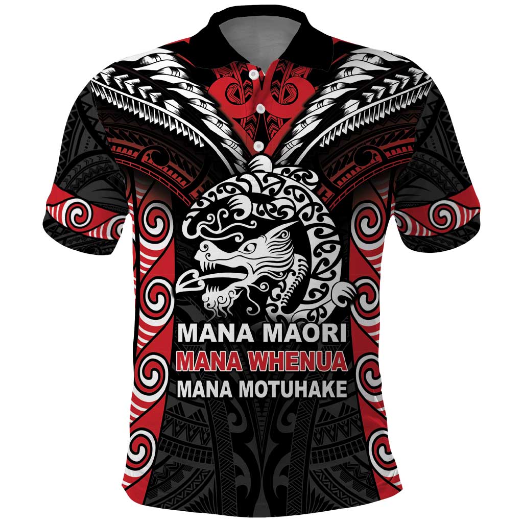 Aotearoa Mana Maori Polo Shirt Toitu Te Tiriti