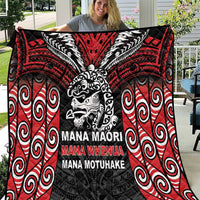 Aotearoa Mana Maori Quilt Toitu Te Tiriti LT05 Black - Polynesian Pride