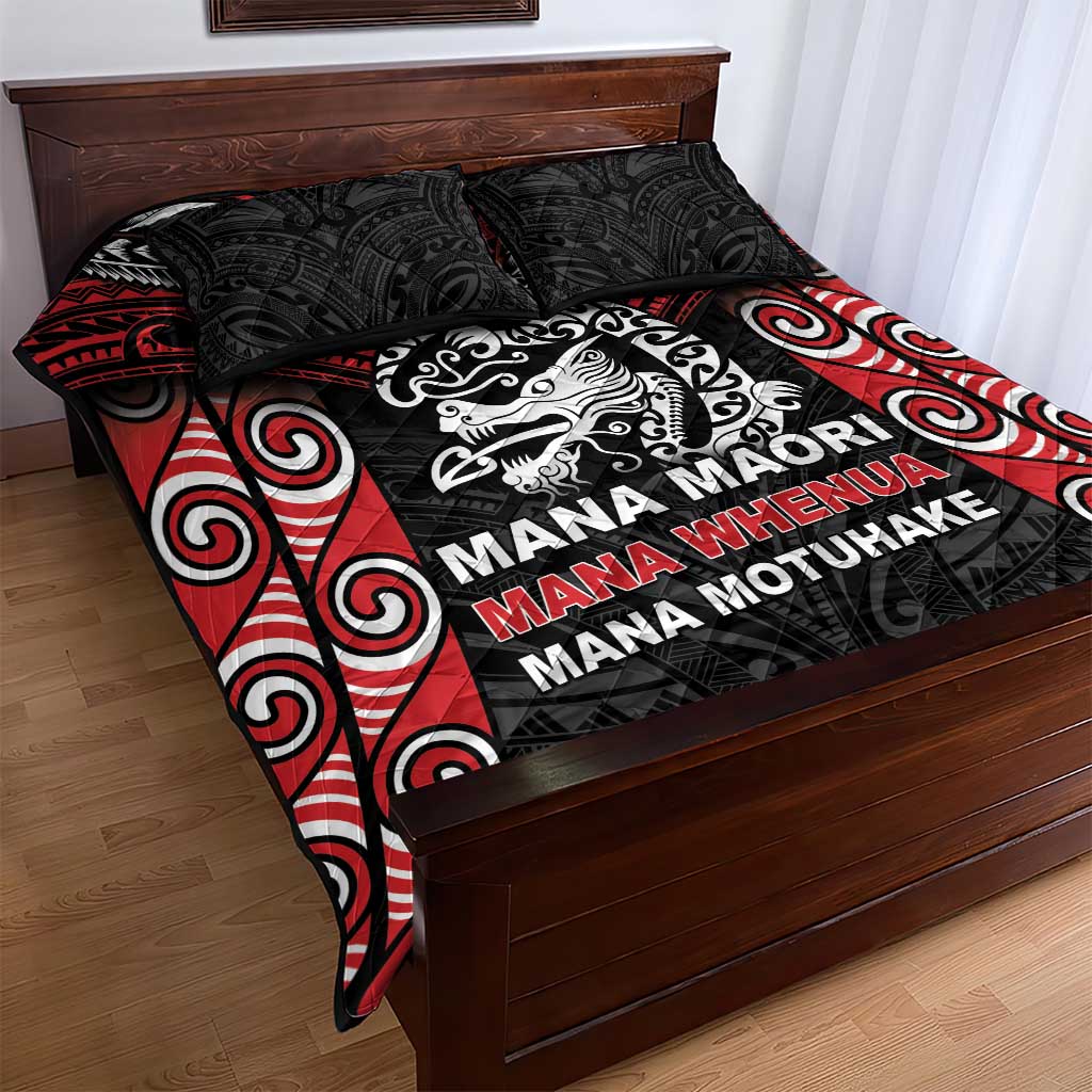 Aotearoa Mana Maori Quilt Bed Set Toitu Te Tiriti