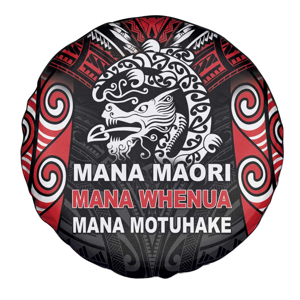 Aotearoa Mana Maori Spare Tire Cover Toitu Te Tiriti