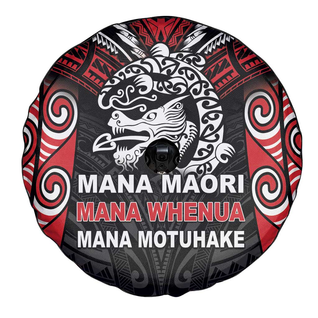 Aotearoa Mana Maori Spare Tire Cover Toitu Te Tiriti