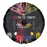 Tokelau And Aotearoa Spare Tire Cover Together For Te Tiriti O Waitangi