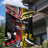 Niue And Aotearoa Garden Flag Together For Te Tiriti O Waitangi