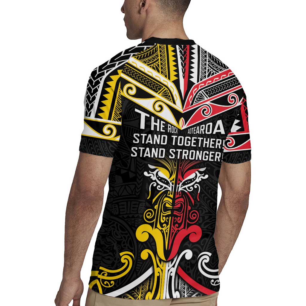Niue And Aotearoa Rugby Jersey Together For Te Tiriti O Waitangi LT05 - Polynesian Pride