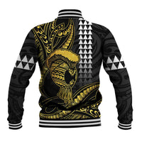 Hawaii Ikaika Warrior Helmet Baseball Jacket Gold Style LT05 - Polynesian Pride