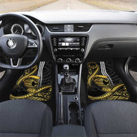 Hawaii Ikaika Warrior Helmet Car Mats Gold Style